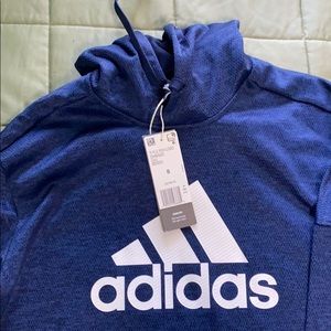 Blue adidas hoodie